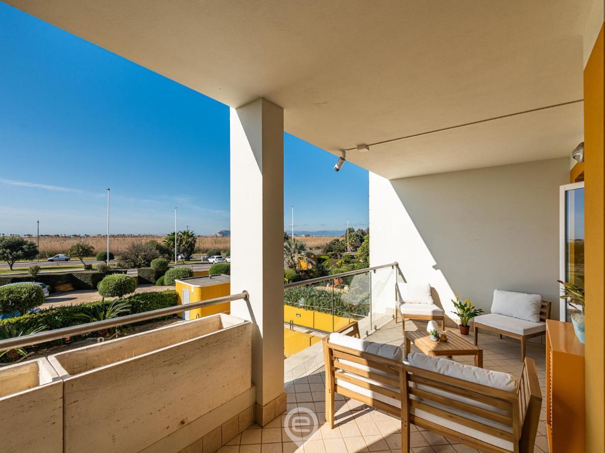 Poetto Panoramic Apartment Su Forti Luaran gambar